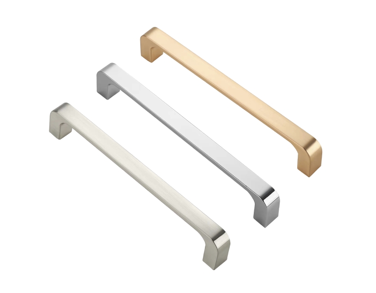 Kitchen Handle - The Palermo Handle is available in 4 different finishes which are polished chrome, matt brass, copper and brushed nickel 