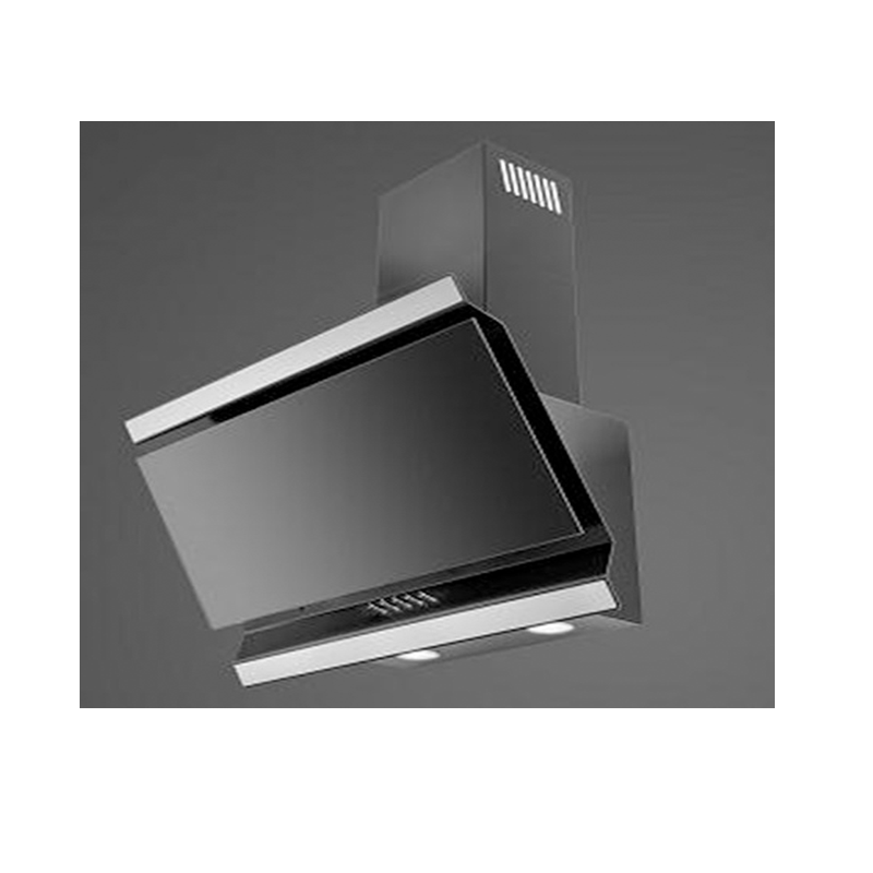 Murale Black Glass Kitchen extractor fan. comes in 600mm wide and 900mm wide. single motor 128W mechanical push button. 3 speeds and 2 led lights. Internal Re-circulation available. purchase charcoal filters separately.