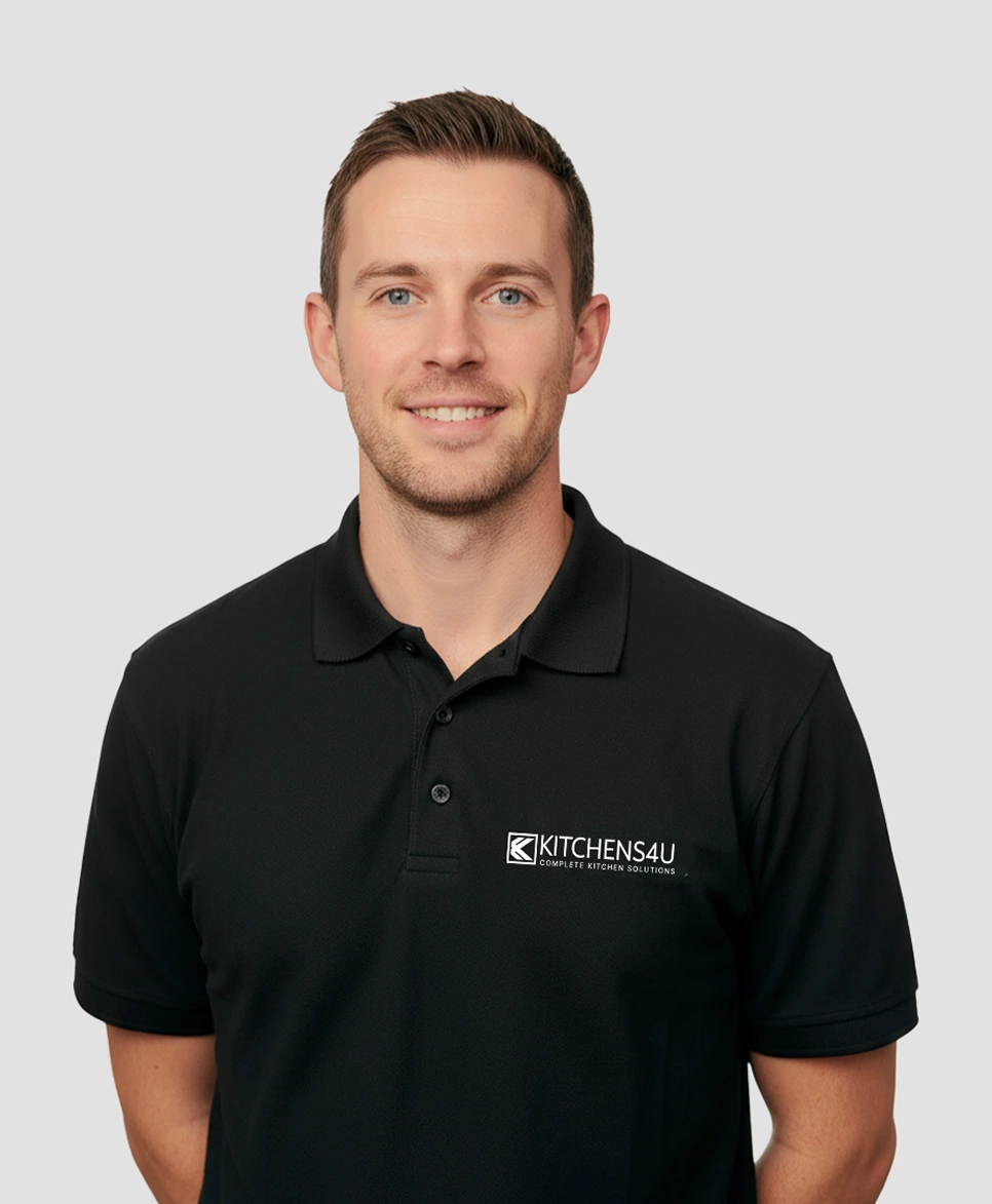 A portrait of Christopher Brennan, installations specialist at Kitchens4U, delivering precise kitchen installations and professional renovation workmanship across Dublin.