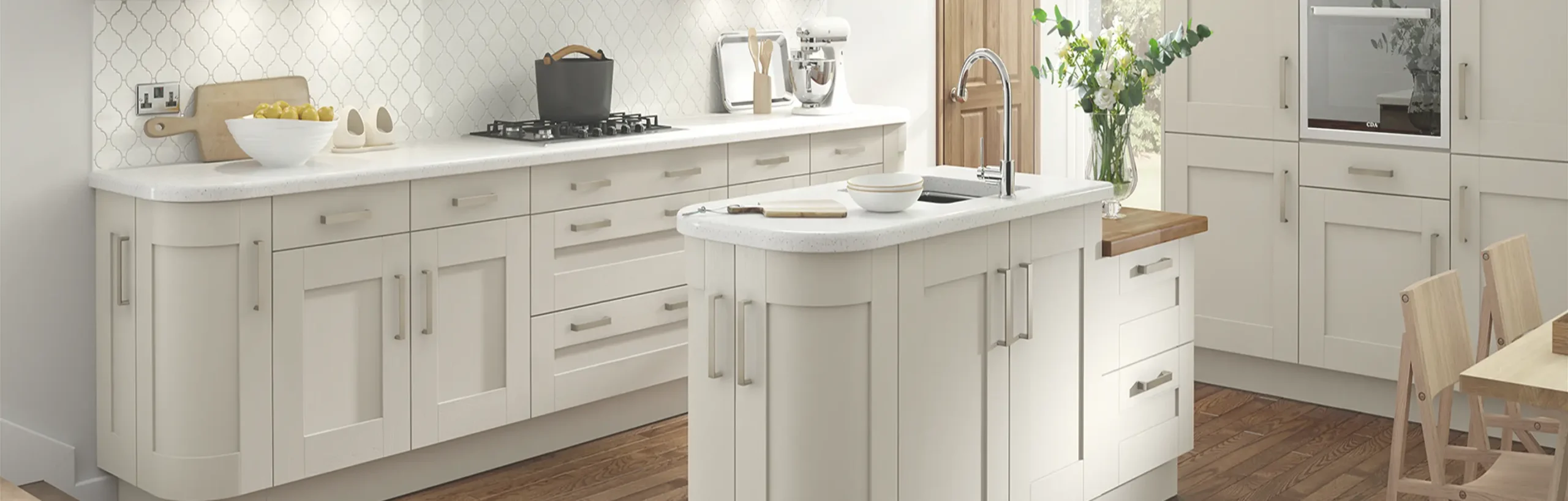 Custom fitted kitchen in Dublin showcasing craftsmanship and timeless design by Kitchens4U.