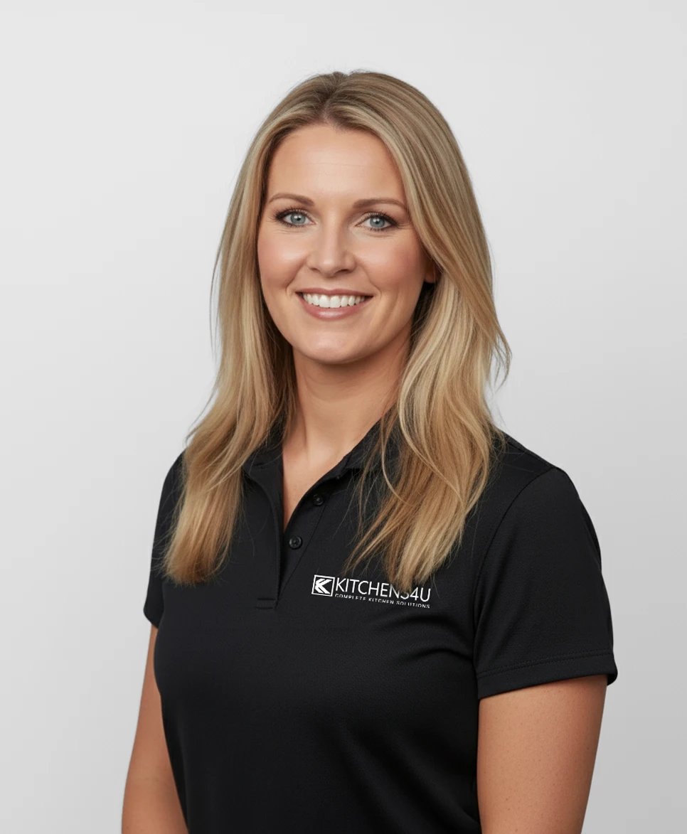 A portrait of Samuel Leggett, kitchen designer at Kitchens4U Dublin, creating customised fitted kitchen designs that blend beauty and functionality.