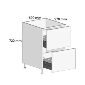 2 Drawer Units 500