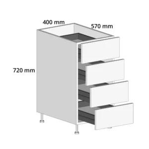 4 Drawer Units 400