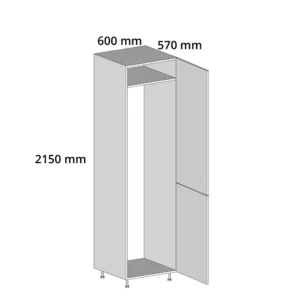 600 Extra Tall Fridge Freezer Housing Unit 5050 Flat Pack 2150