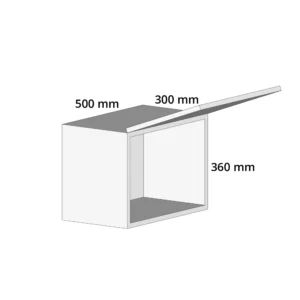 500mm Bridging Kitchen Cabinet Unit – Complete Cabinet 5 Piece