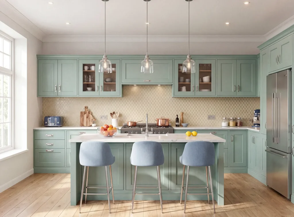 Edison Sea Breeze Painted Timber 1