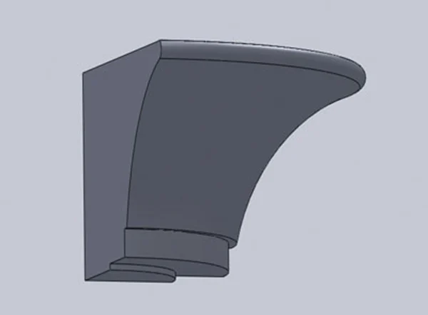 Classic Cornice Quadrant