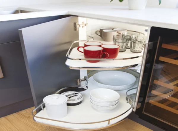 Kitchen Storage Pull and Swing Magic Corner LH