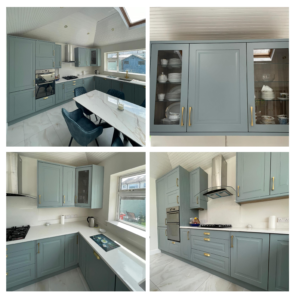 Chatham Flat Pack Kitchen in Fjord