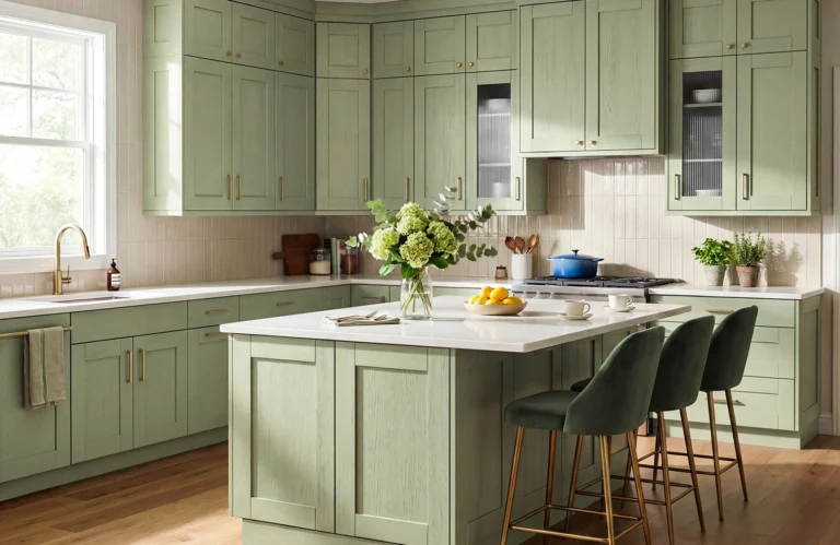 Shaker style kitchen cabinets and framed cabinet doors