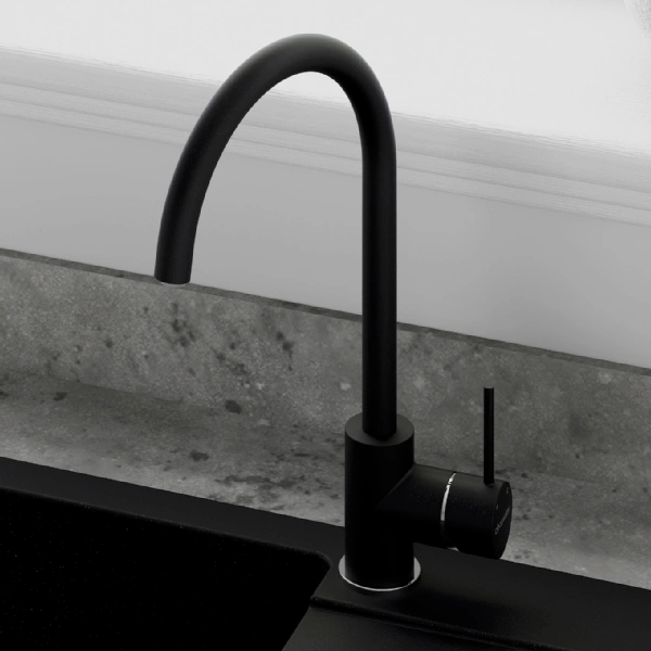 Boyne Composite Matching Colour Tap - Composite Black