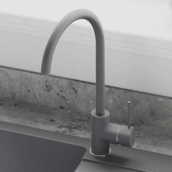 Boyne Composite Matching Colour Tap - Composite Grey