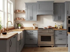 Dylan Matt Dust Grey Painted Shaker 2 1