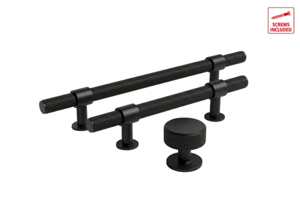 Anzio Knurled in Black