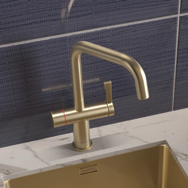 Magus 4-in-1 Instant Hot Water Tap – Brushed Brass