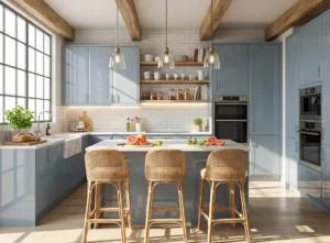 Oslo Gloss Denim High Gloss and Metallics Vinyl 2 1