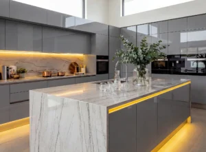 Phoenix Dust Grey High Gloss Handleless 13