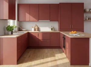 Traditional shaker kitchen with modern finishes