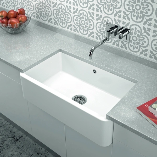 Cesaro Farmhouse Style Butler Sink Ceramic