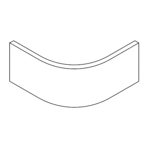 Curved_Plain_Plinth 5 Piece