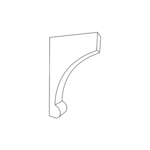 French_Mantle_Corbel_Painted