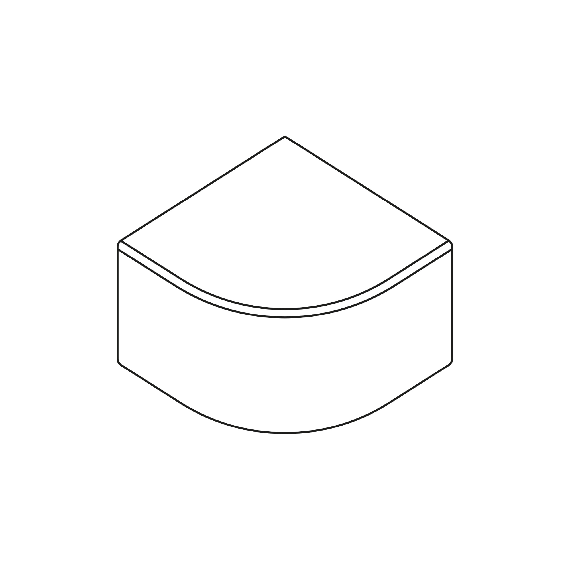 Modern_Cornice_Pelmet_Quadrant_Painted