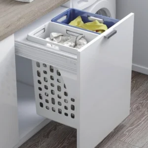 Pull Out Laundry Basket 600mm Unit