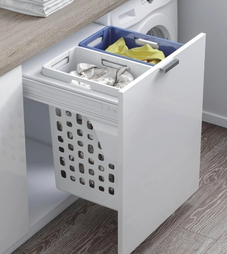 Pull Out Laundry Basket 600mm Unit
