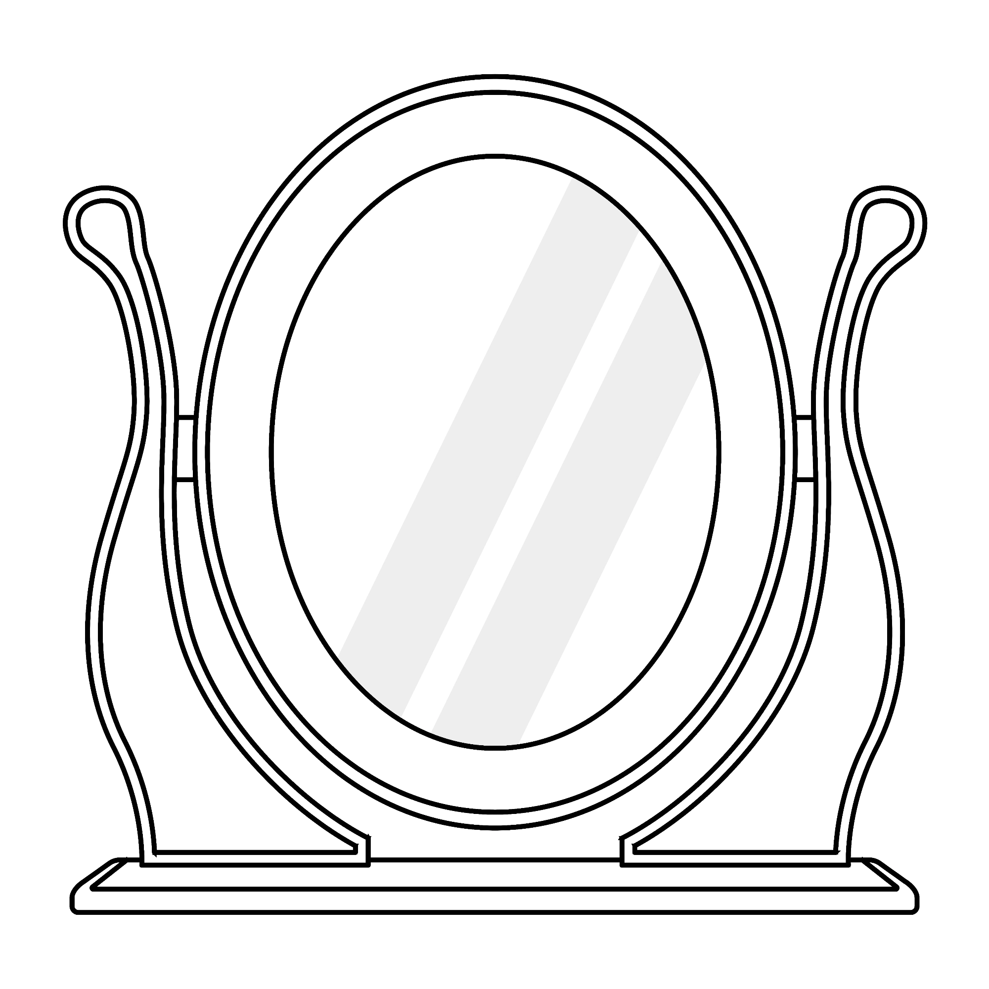 Single_Oval_Mirror_5_Piece