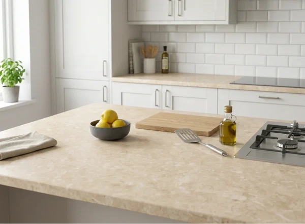 Beige Royal Marble - Kitchen Worktop 38mm Thickness