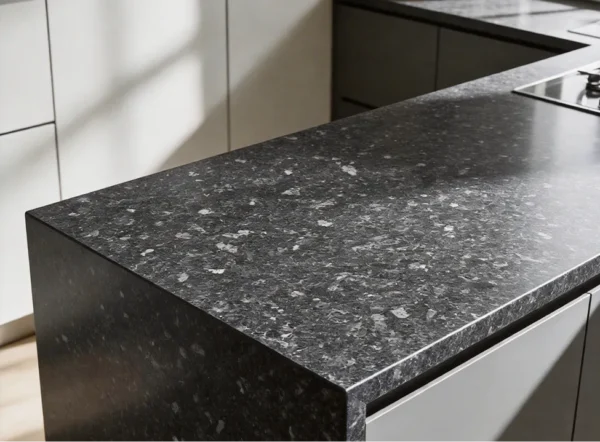 Black Flint - Laminate Kitchen Worktops 38mm Thickness