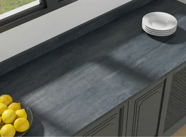 Charcoal Flow - Square Edge Worktops 38mm Thickness