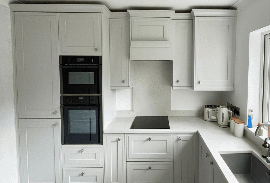 Light Grey Shaker U-Shaped Kitchen in Sandycove, Dublin