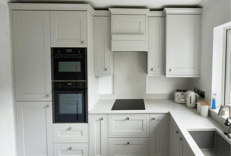 Light Grey Shaker U-Shaped Kitchen in Sandycove, Dublin