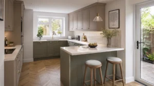 Completed fitted kitchen project by Kitchens4U in Dublin