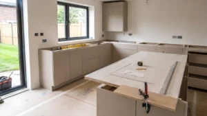 Fitted kitchen installation process in Dublin