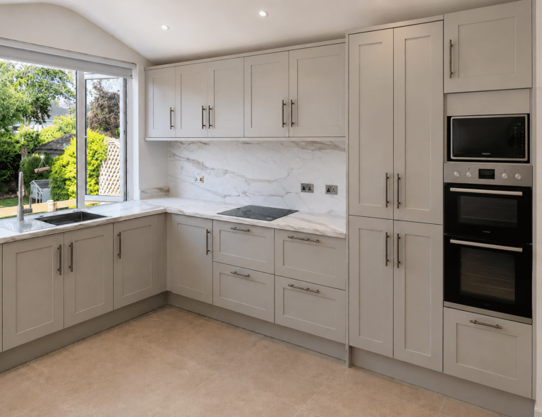 Neutral Shaker Kitchen Renovation in Malahide, Dublin