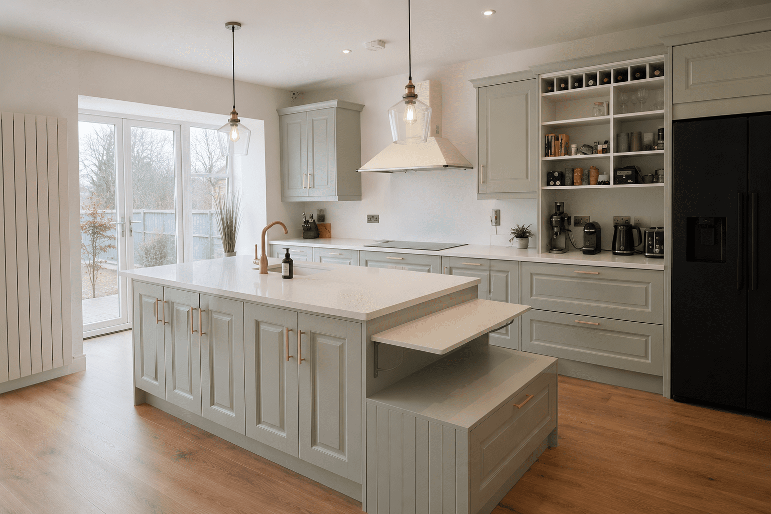Kitchen Renovation Clontarf Dublin | Sage Green Shaker