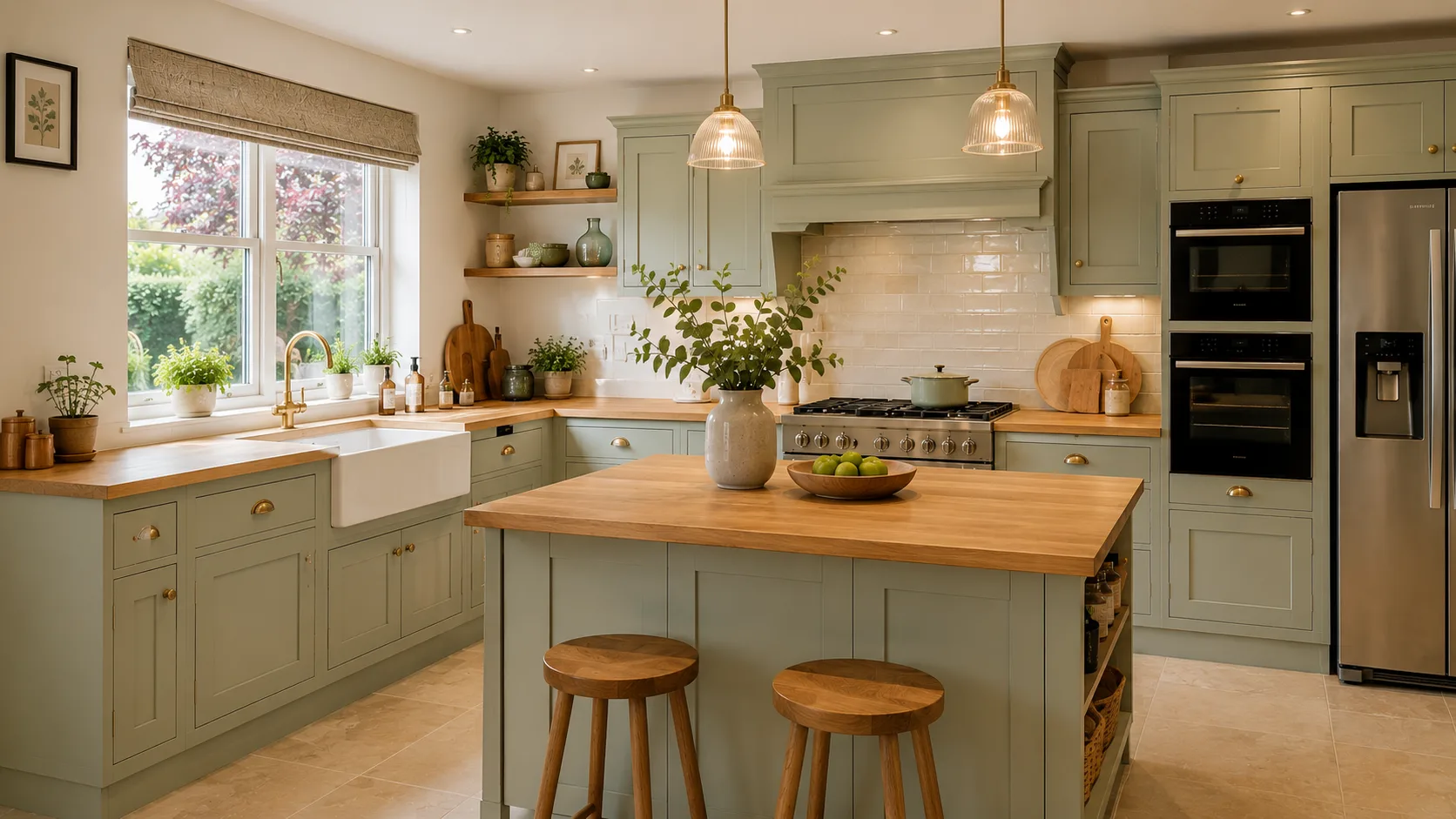 shaker-fitted-kitchen-ireland Shaker fitted kitchen in an Irish home