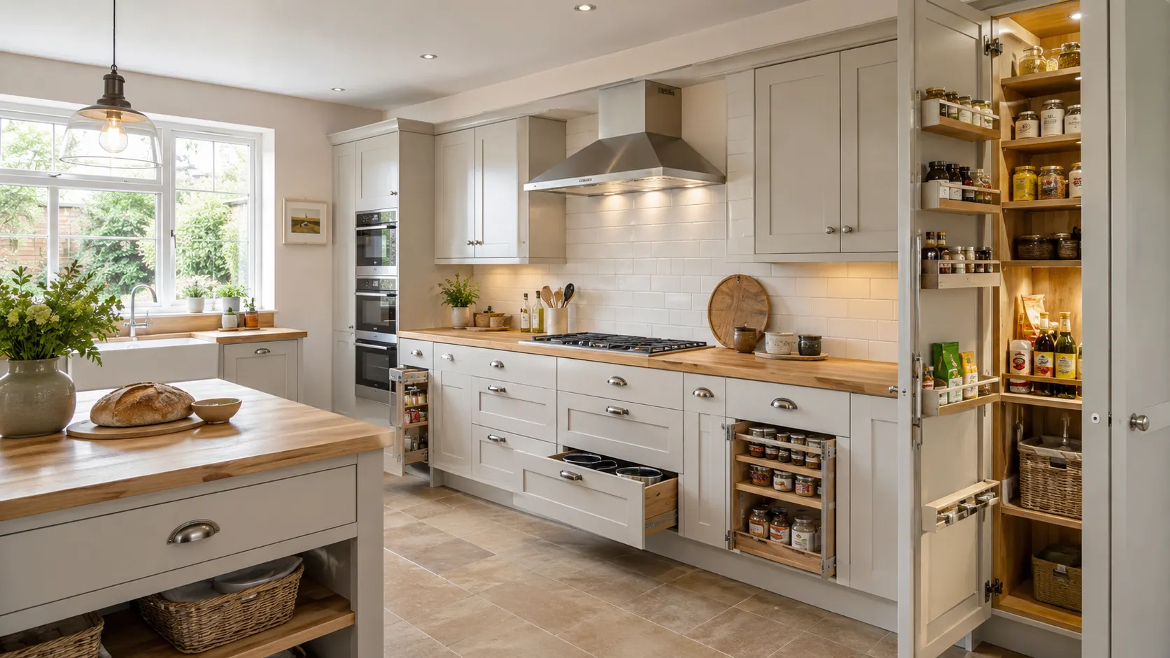 Shaker kitchen renovation in Dublin home