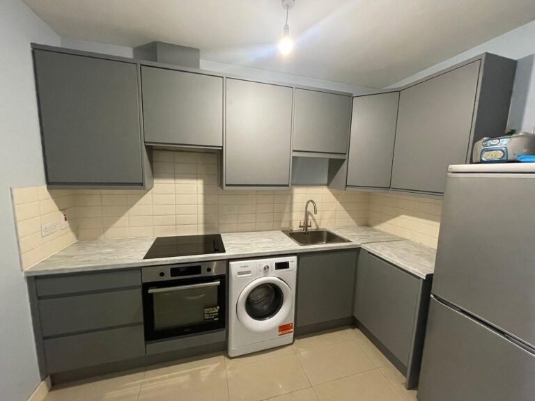Dust Grey Handleless Kitchen Renovation in Clontarf, Dublin